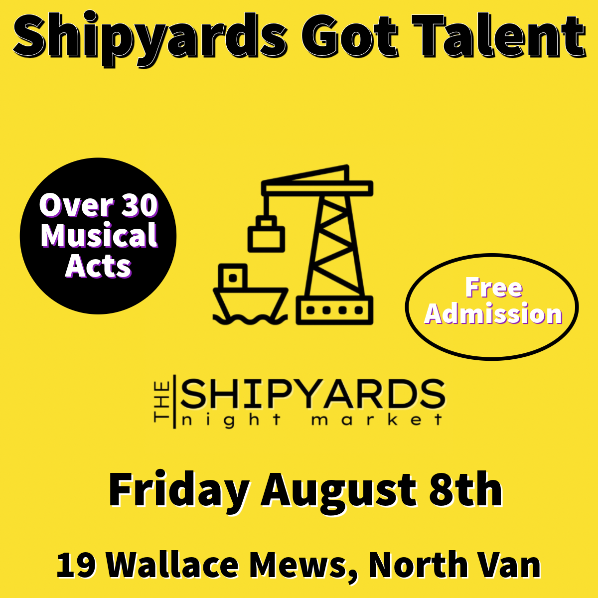 Got Talent| North Vancouver Shipyards night market 2025