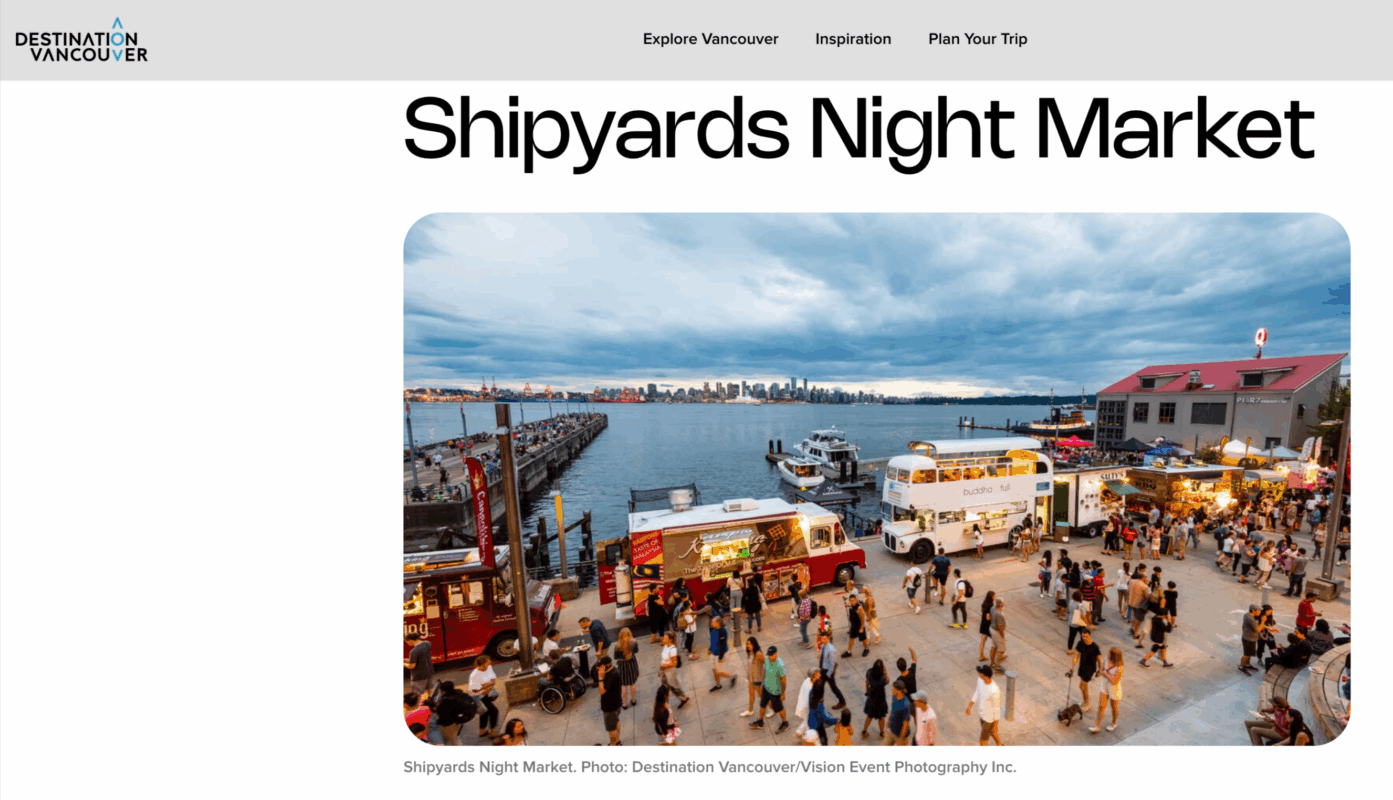 Press from Destination Vancouver_Shipyards Night Market 2025